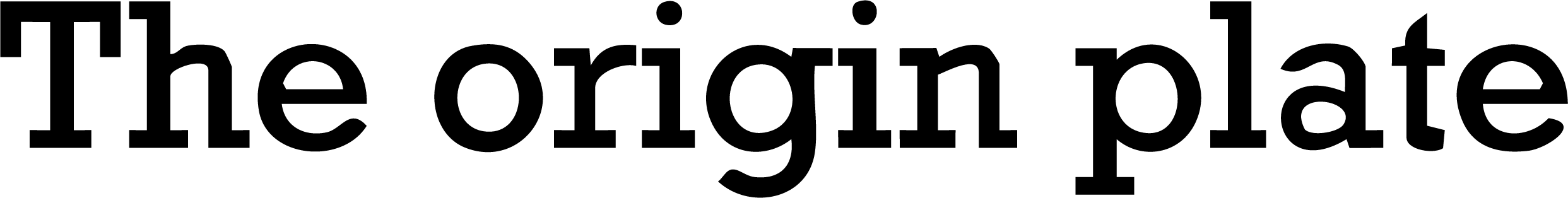The origin plate